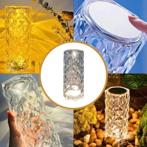 Lampara De Velador Tactil Lampara Diaman